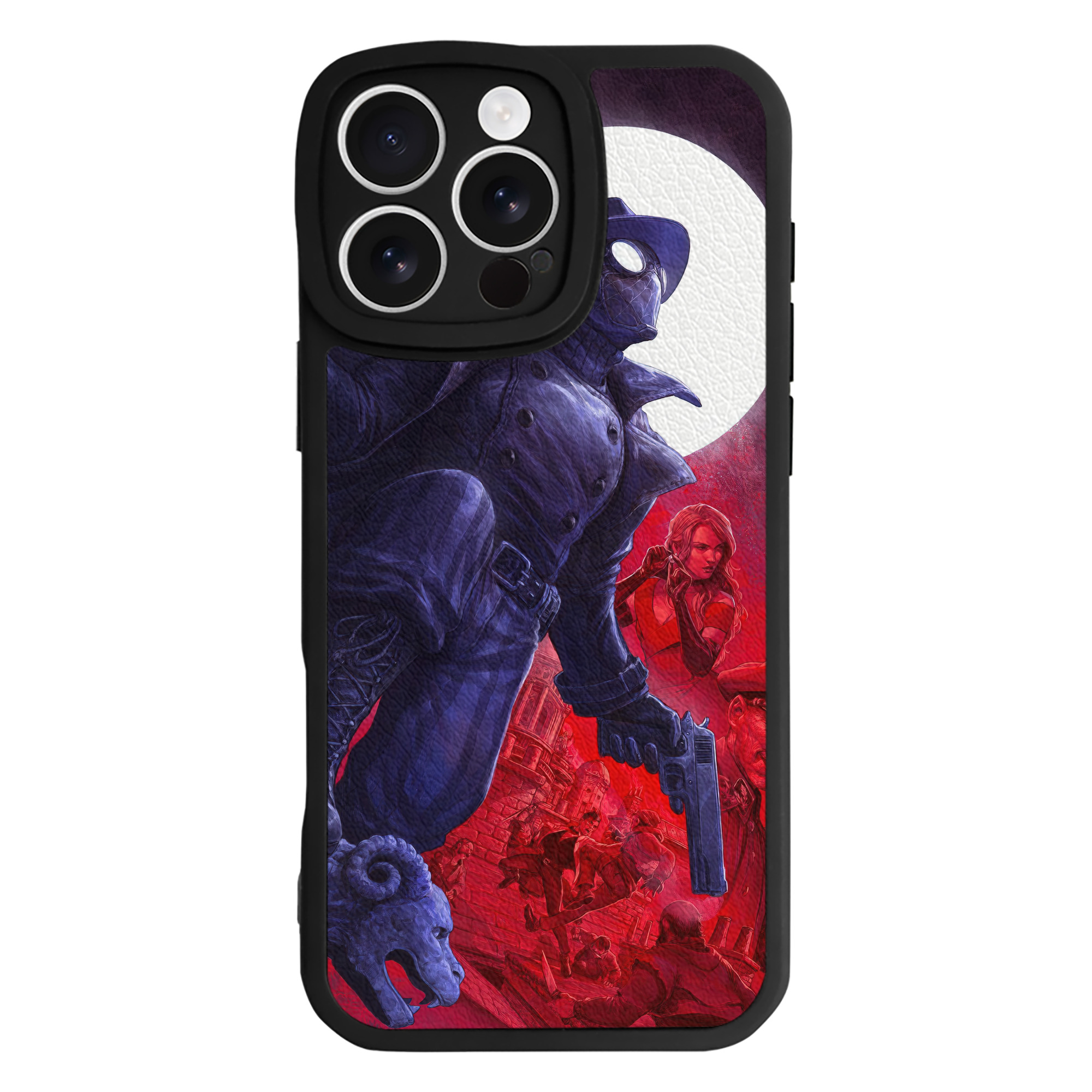 Spider Man スパイダーマン 【iPhone 16シリーズ対応】シリコンスマホケース（レザー調） 材質：シリコン